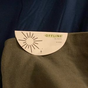 NWT Aerie Offline OG Flare - Olive Green